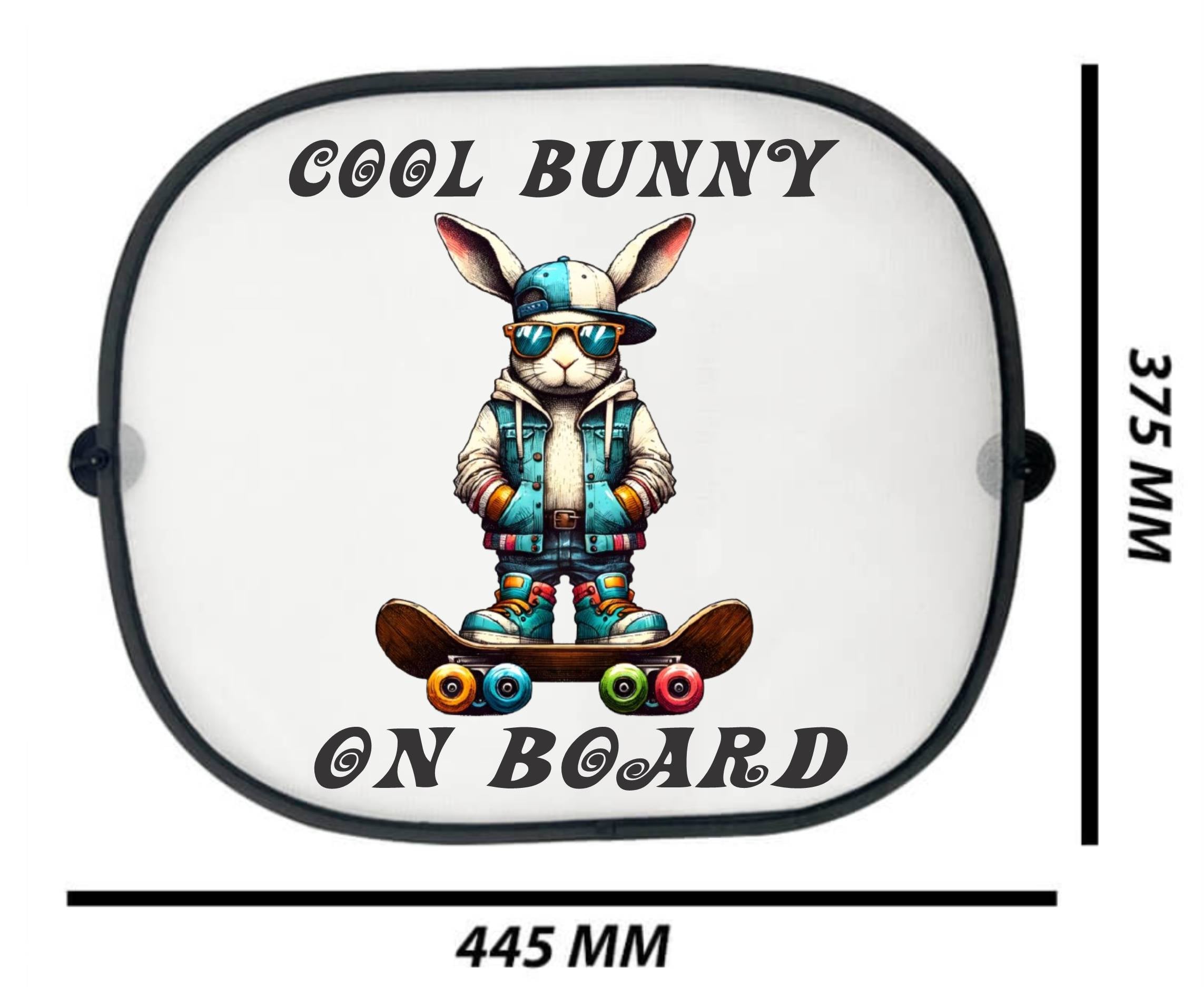Car sun visor - Cool Bunny